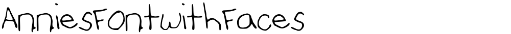AnniesFontwithFaces