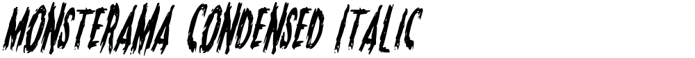 Monsterama Condensed Italic