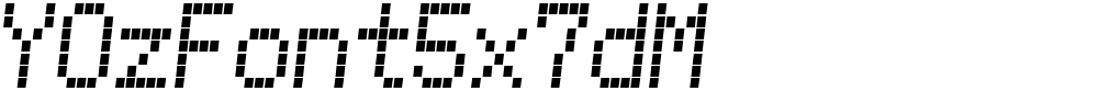 YOzFont5x7dM