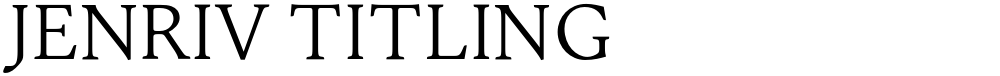 Jenriv Titling