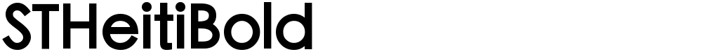 STHeitiBold