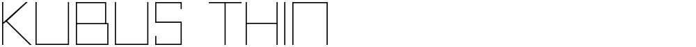 Kubus Thin