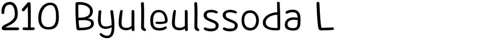 210 Byuleulssoda L