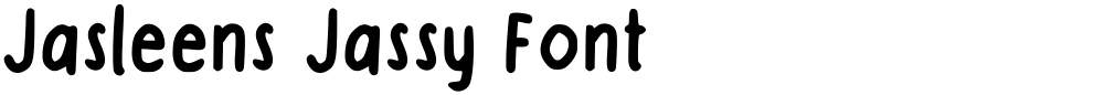 Jasleens Jassy Font