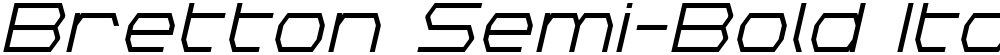 Bretton Semi-Bold Italic