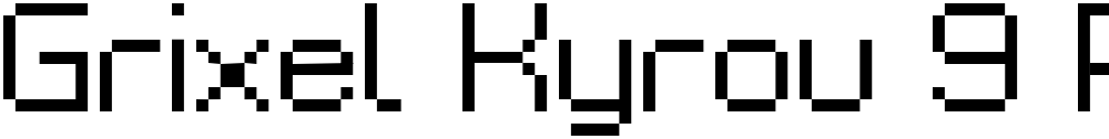 Grixel Kyrou 9 Regular