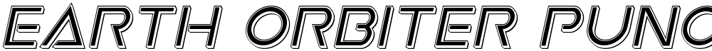 Earth Orbiter Punch Italic