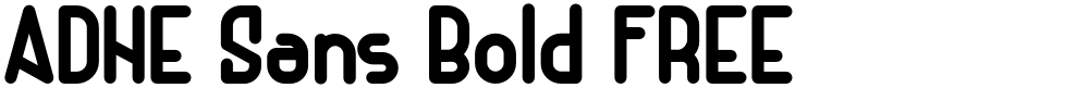ADHE Sans Bold FREE