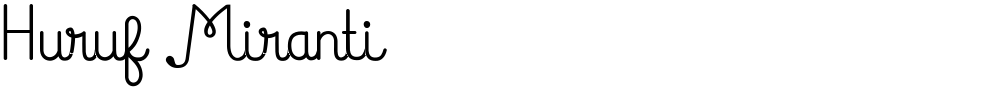 Huruf Miranti