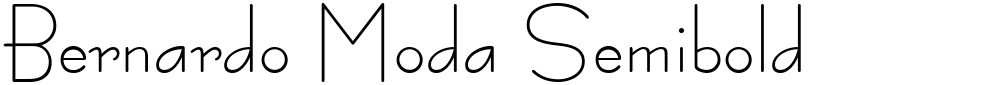 Bernardo Moda Semibold