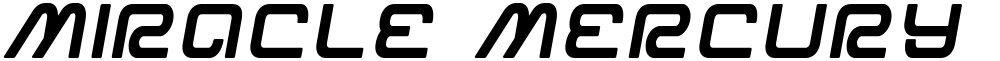 Miracle Mercury Bold Semi-Italic
