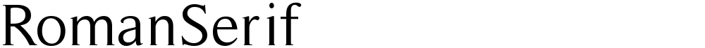 RomanSerif