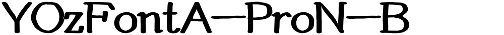 YOzFontA-ProN-B