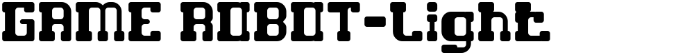 GAME ROBOT-Light