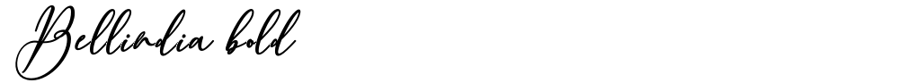 Bellindia bold