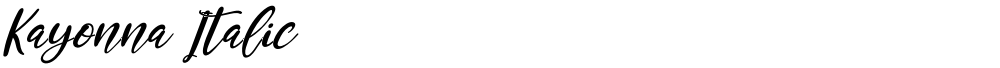 Kayonna Italic