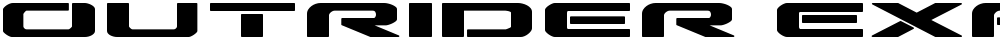 Outrider Expanded Bold