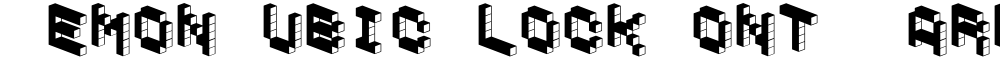 DemonCubicBlockFont Dark