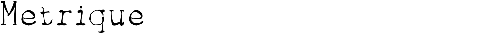 Metrique