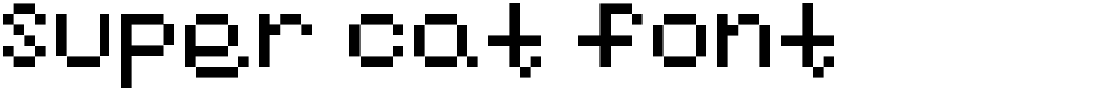 super cat font