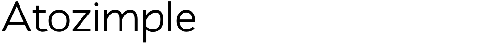 Atozimple