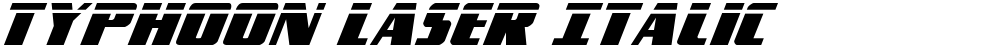 Typhoon Laser Italic