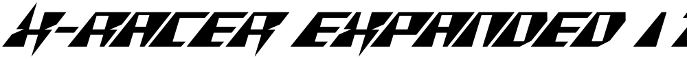 X-Racer Expanded Italic