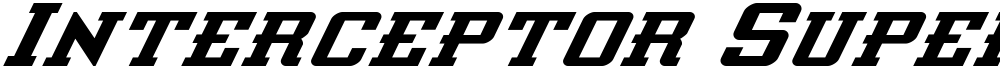 Interceptor Super-Italic