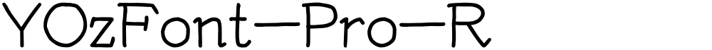 YOzFont-Pro-R
