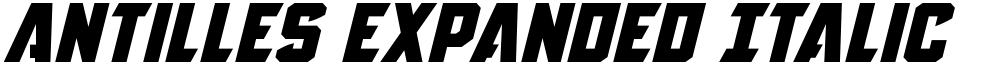 Antilles Expanded Italic
