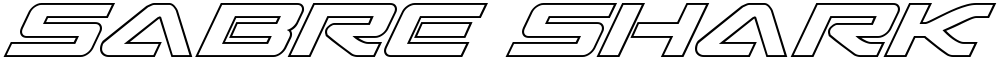Sabre Shark Outline