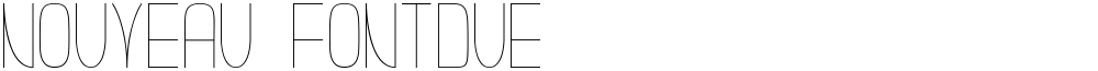 Nouveau Fontdue