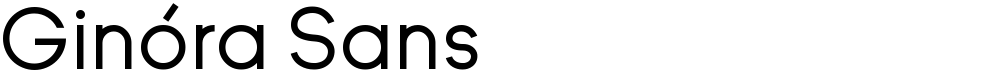 Ginóra Sans