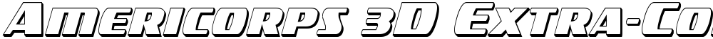 Americorps 3D Extra-Condensed