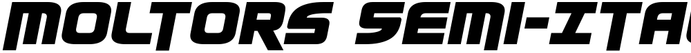Moltors Semi-Italic