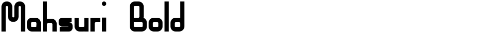 Mahsuri Bold