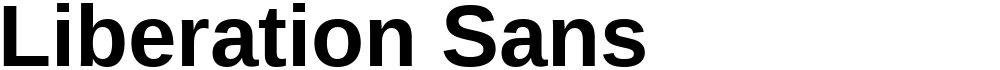 Liberation Sans