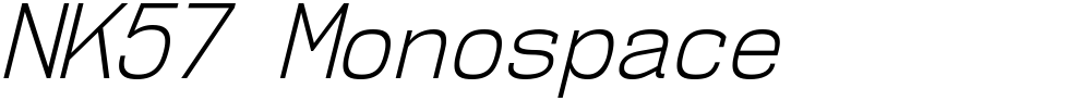 NK57 Monospace