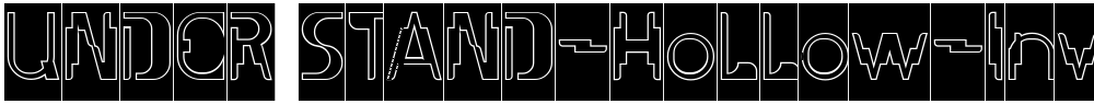 UNDER STAND-Hollow-Inverse