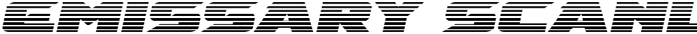 Emissary Scanlines Italic