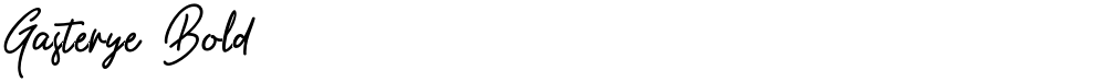 Gasterye Bold