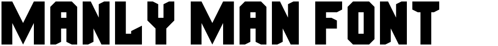 Manly Man Font