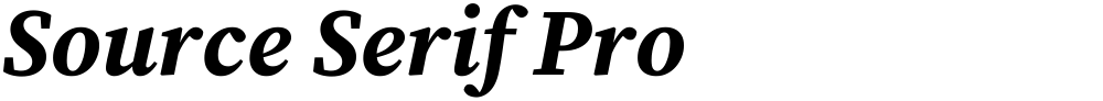 Source Serif Pro