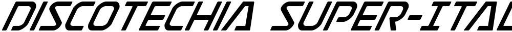 Discotechia Super-Italic