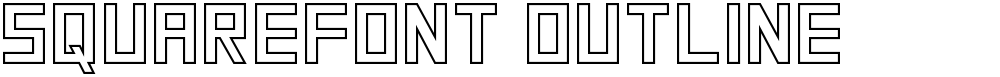 SquareFont Outline