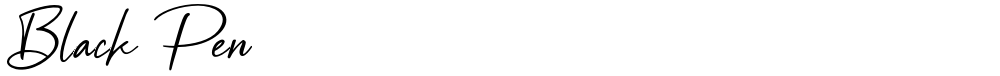 Black Pen