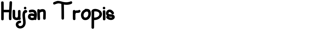 Hujan Tropis