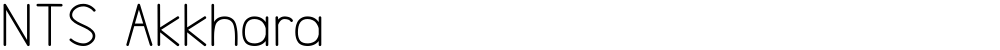 NTS Akkhara