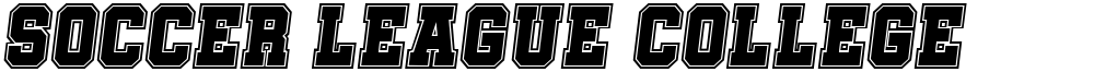 Soccer League College