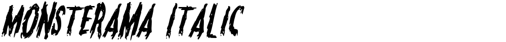 Monsterama Italic